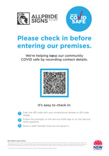 Load image into Gallery viewer, Acrylic Covid QR Sign-In
