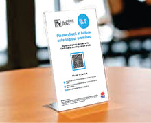 Load image into Gallery viewer, Acrylic Covid QR Sign-In
